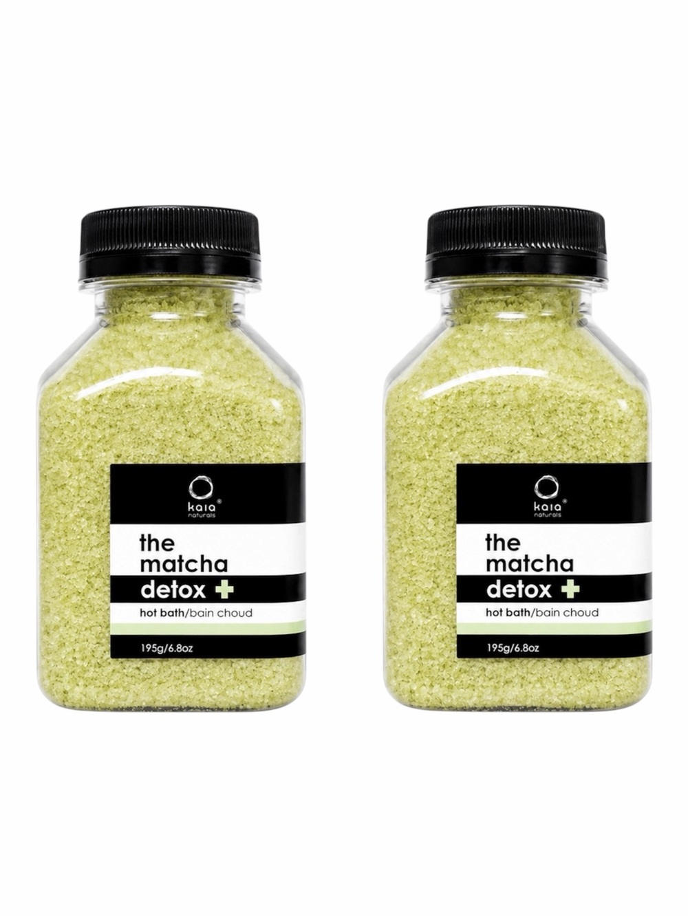 KAIA NATURALS MATCHA DETOX HOT BATH 195G X2 - BRAND NEW